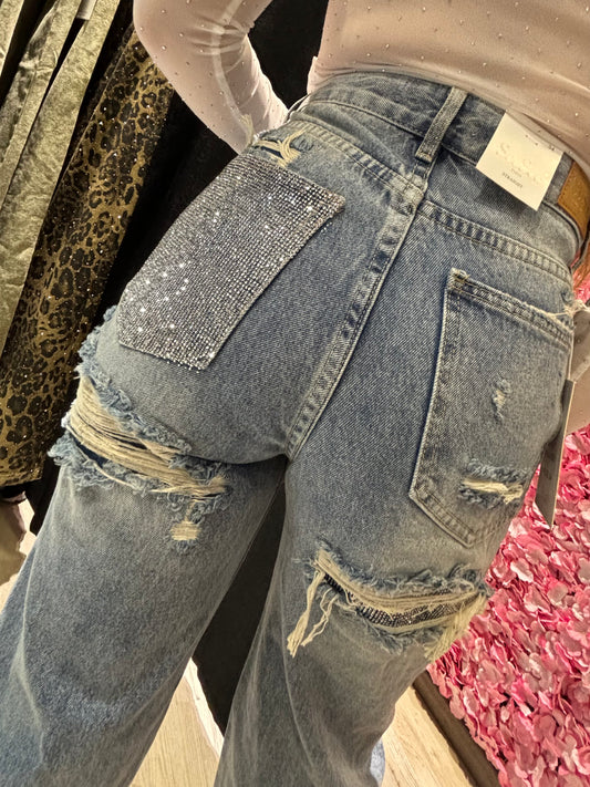 Jeans crystal