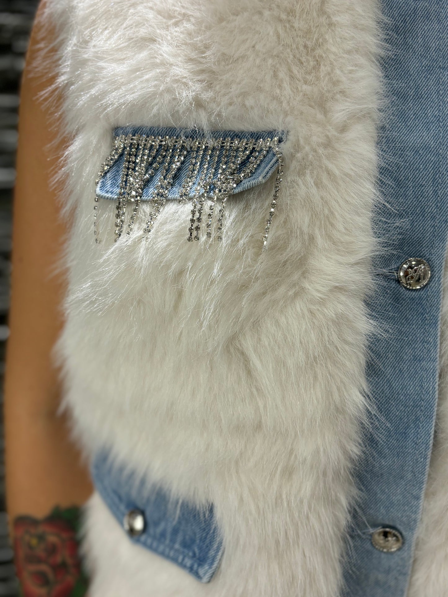 Pelliccia gilet