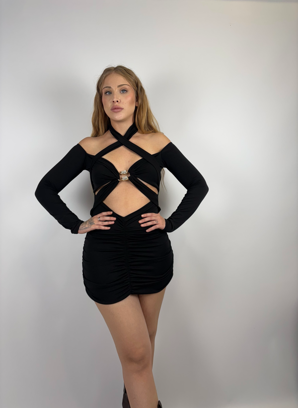 Cut-Out Glam Dress