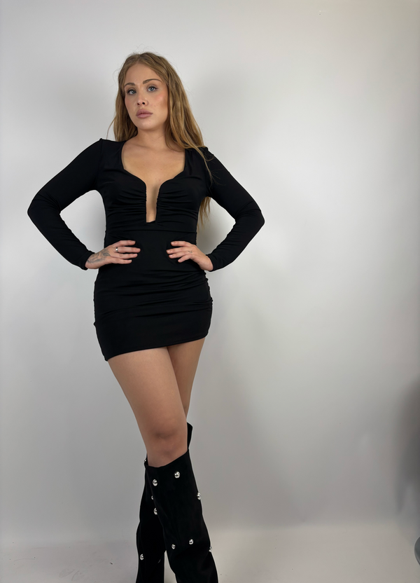 Mini Dress Deep V