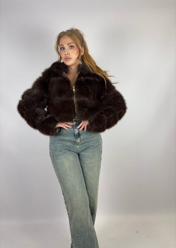 Mocha Fur Crop