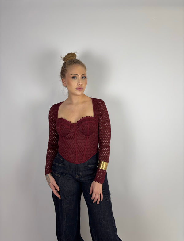Corset Lace Top