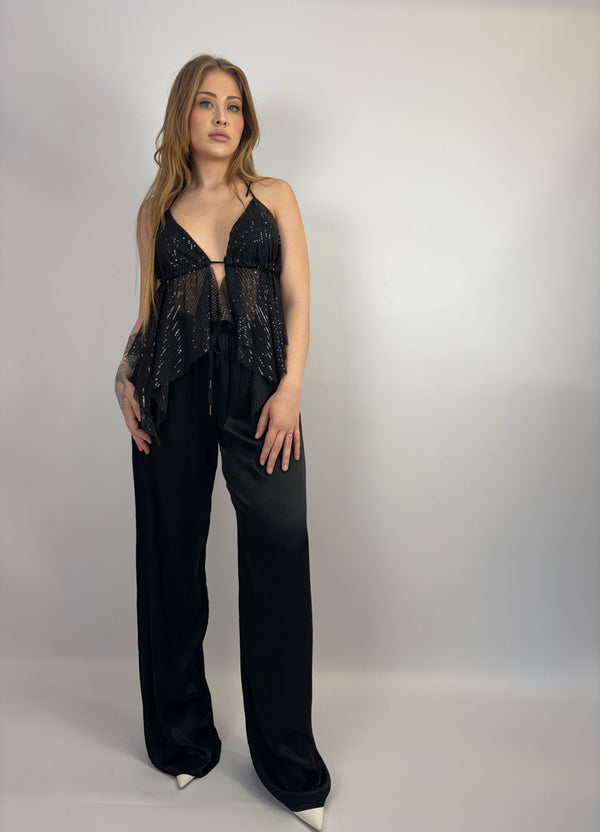 Pantaloni Satin